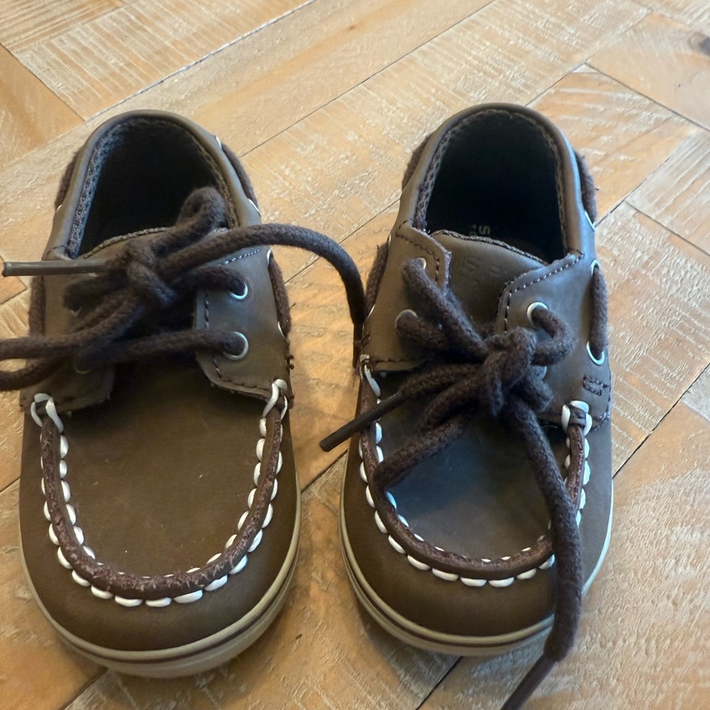 Sperry Infant Brown Boat Shoe 3M